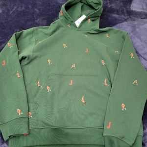 Jordan medium green hoodie sweater